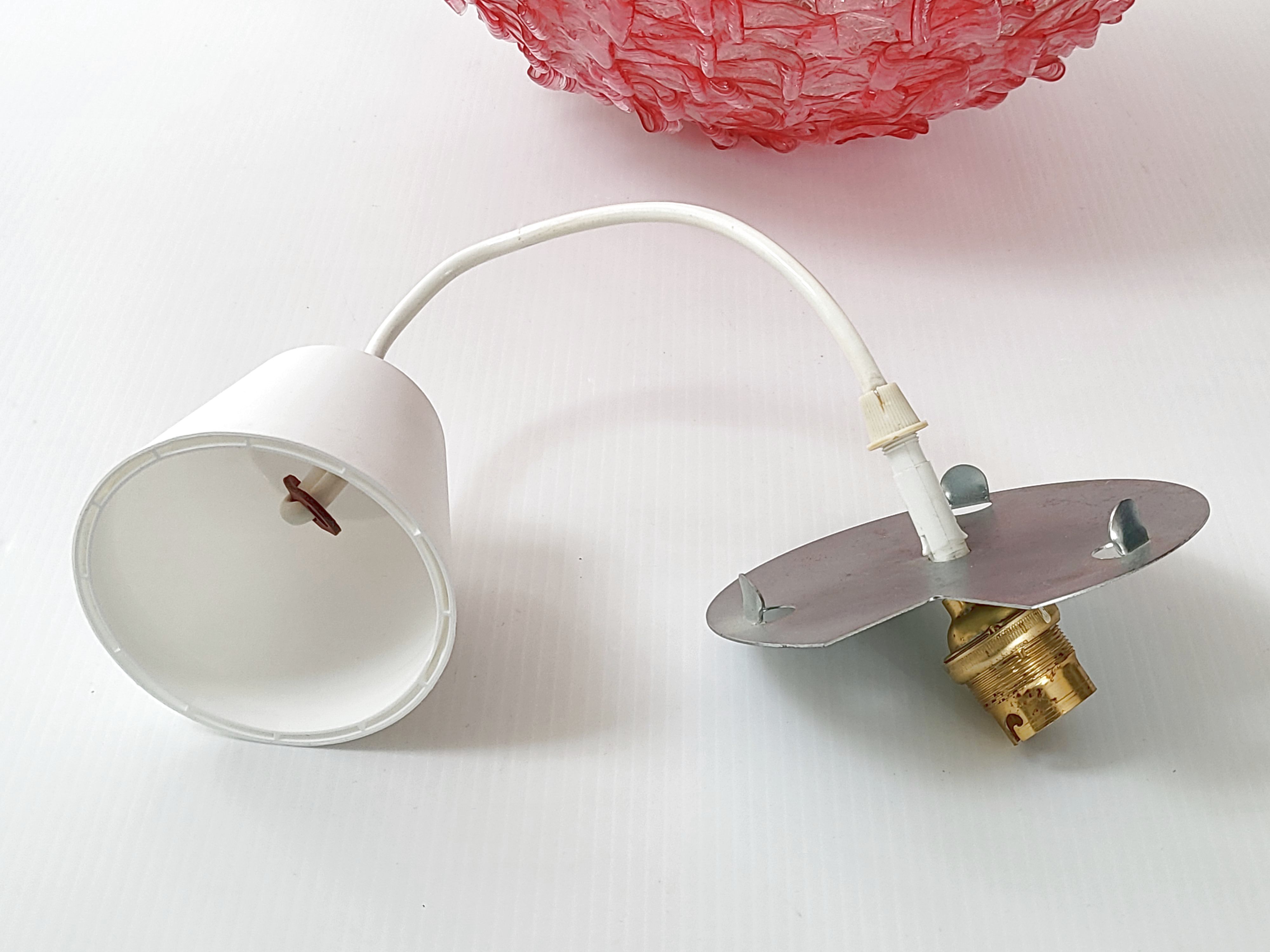 Vintage spaghetti pendant lamp 1960