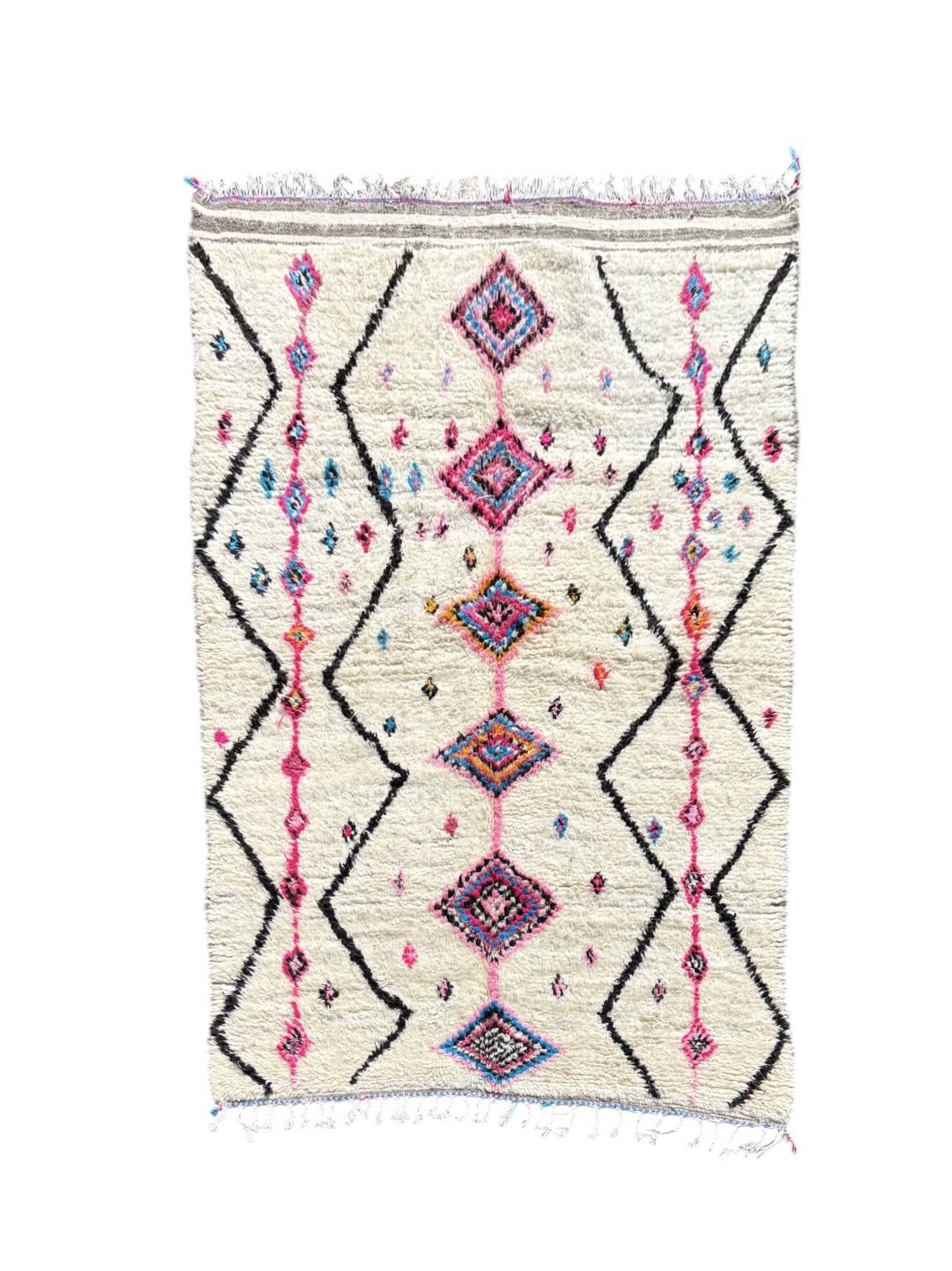 Moroccan Azilal wool rug 150x250 cm