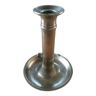 Brass candlestick with pusher