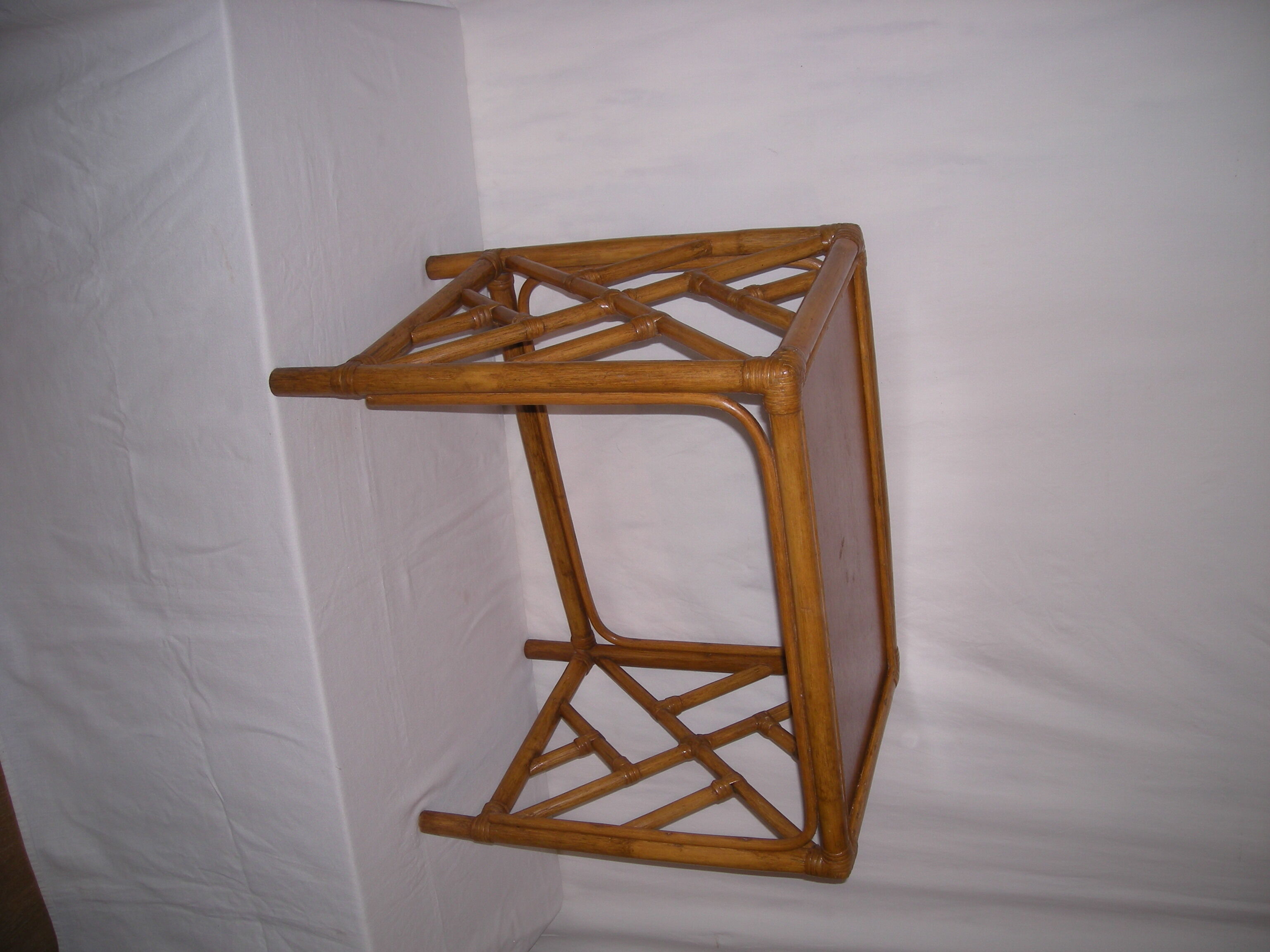 Rattan bamboo coffee table from the 50s