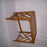 Rattan bamboo coffee table from the 50s