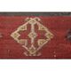 Turkish Kilim Vintage Handmade Wool Runner Rug Orange Gray Runner 66x334