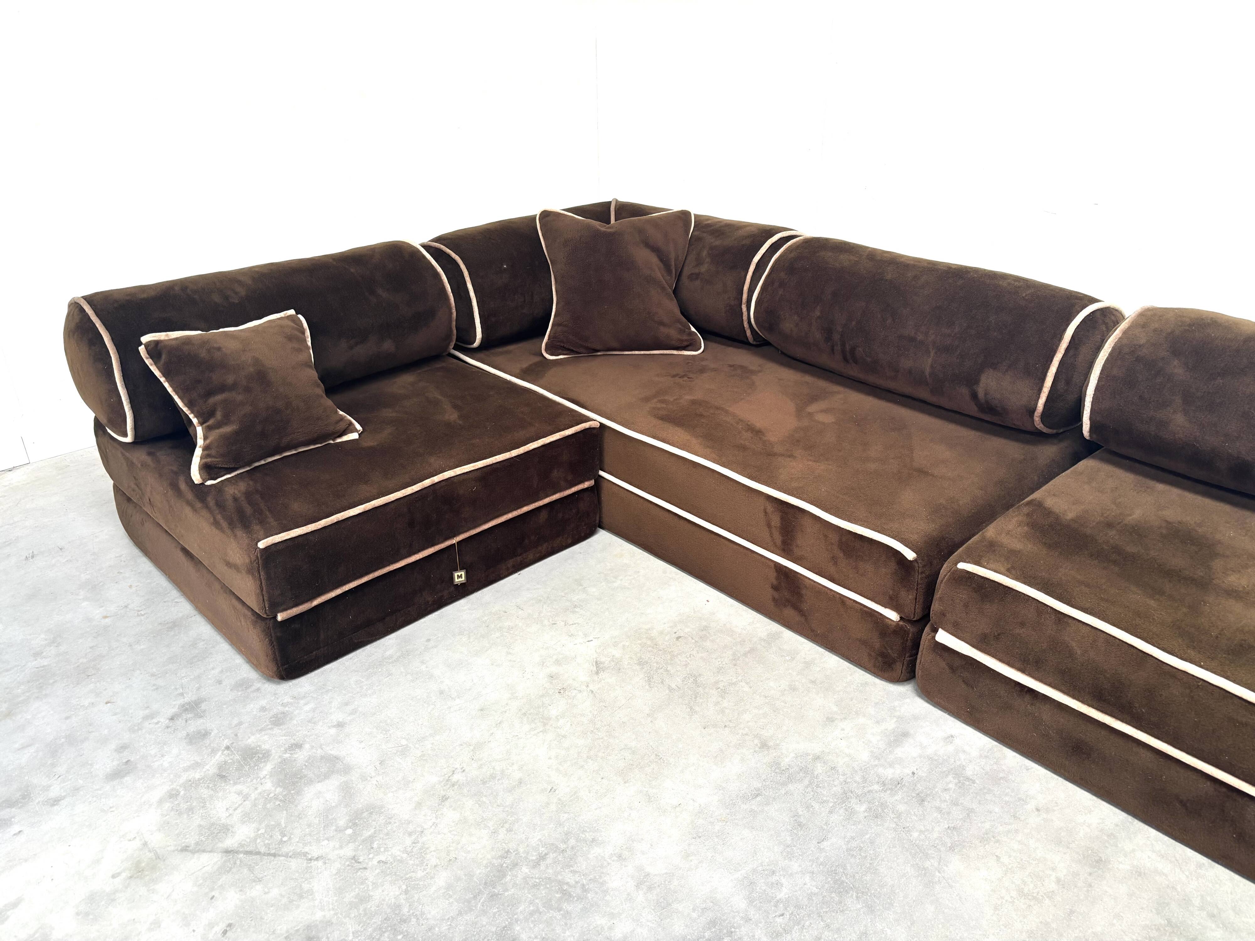 Ensemble de salon modulaire par RUF International, années 1970