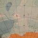 Vintage large format school map - Indian Ocean