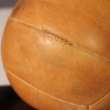 Large Vintage Leather Medicine Ball