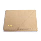 Drap en coton brodé