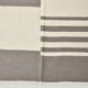 7x9 Cream Gray Handmade Comtemporary Kilim Rug, 225x276Cm
