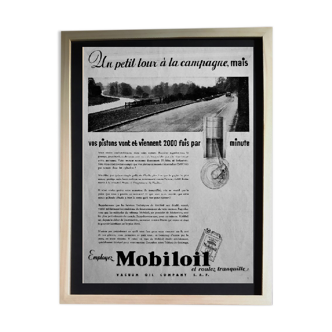 Publicité pour " Mobiloil " de 1932