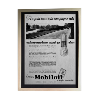 Advertisement for "Mobiloil" from 1932