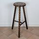 Paire tabourets tripodes