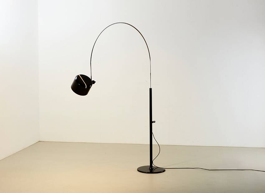 Joe Colombo Arched Coupe Floor Lamp for Oluce Italy 1967