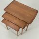 Danish Nesting Tables, Set of 3