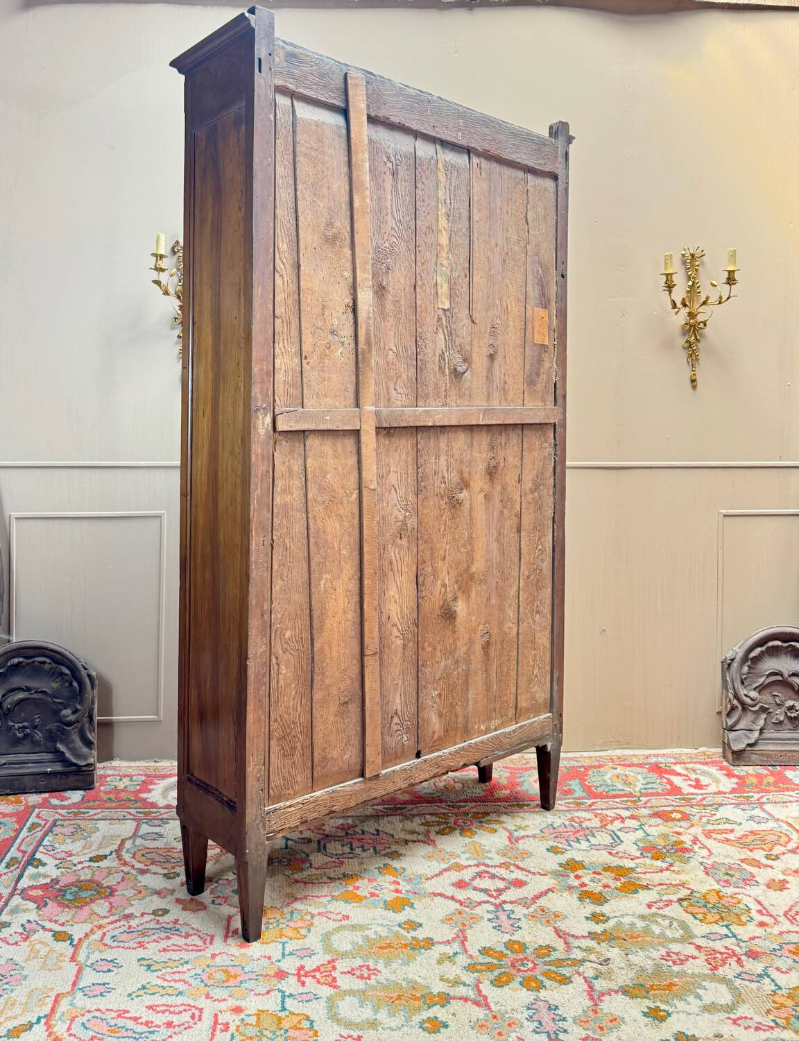 Provençal walnut bookcase from the Louis XVI period, 18th century