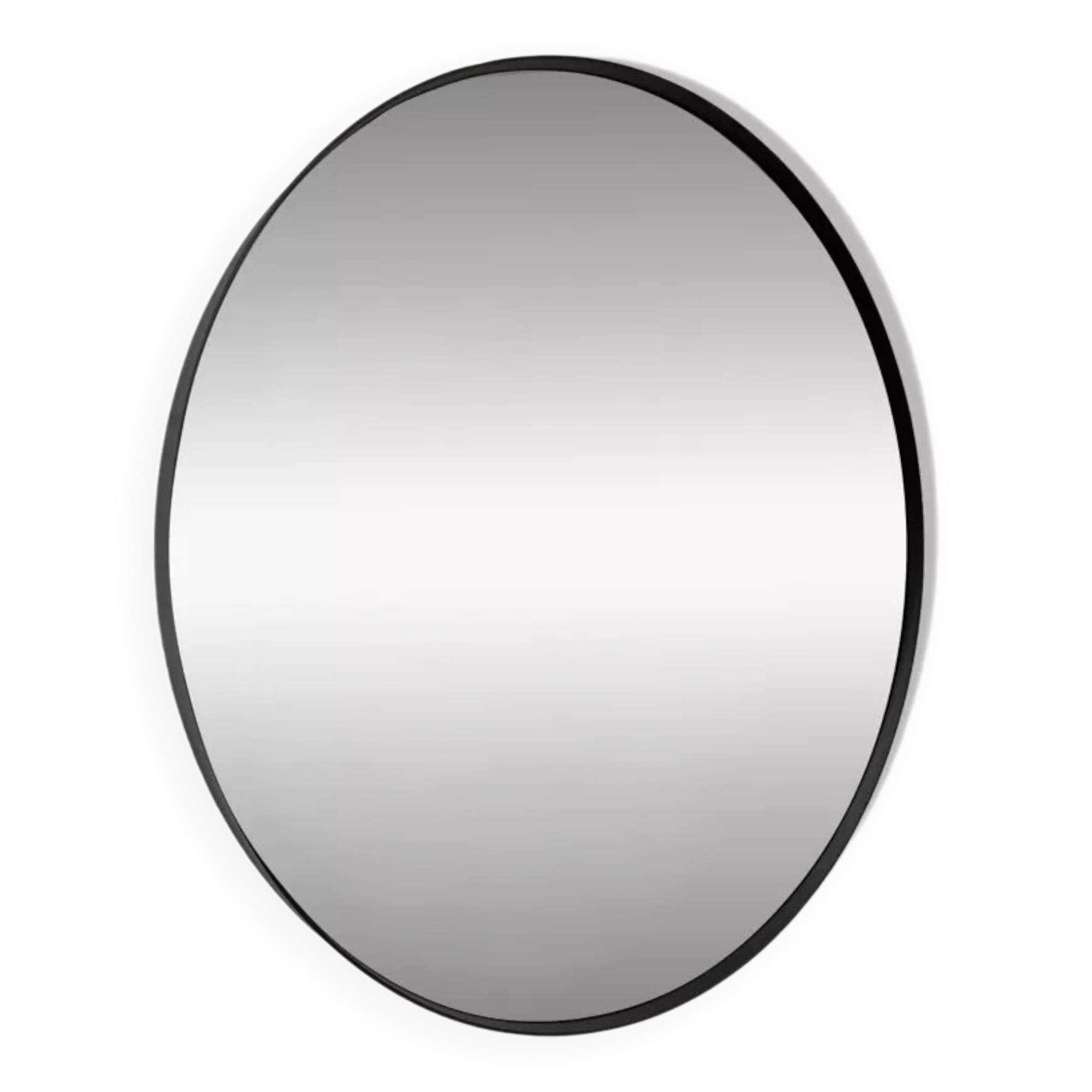Round mirror 75cm diameter black outline