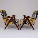 Vintage ethnic chic armchair modern design