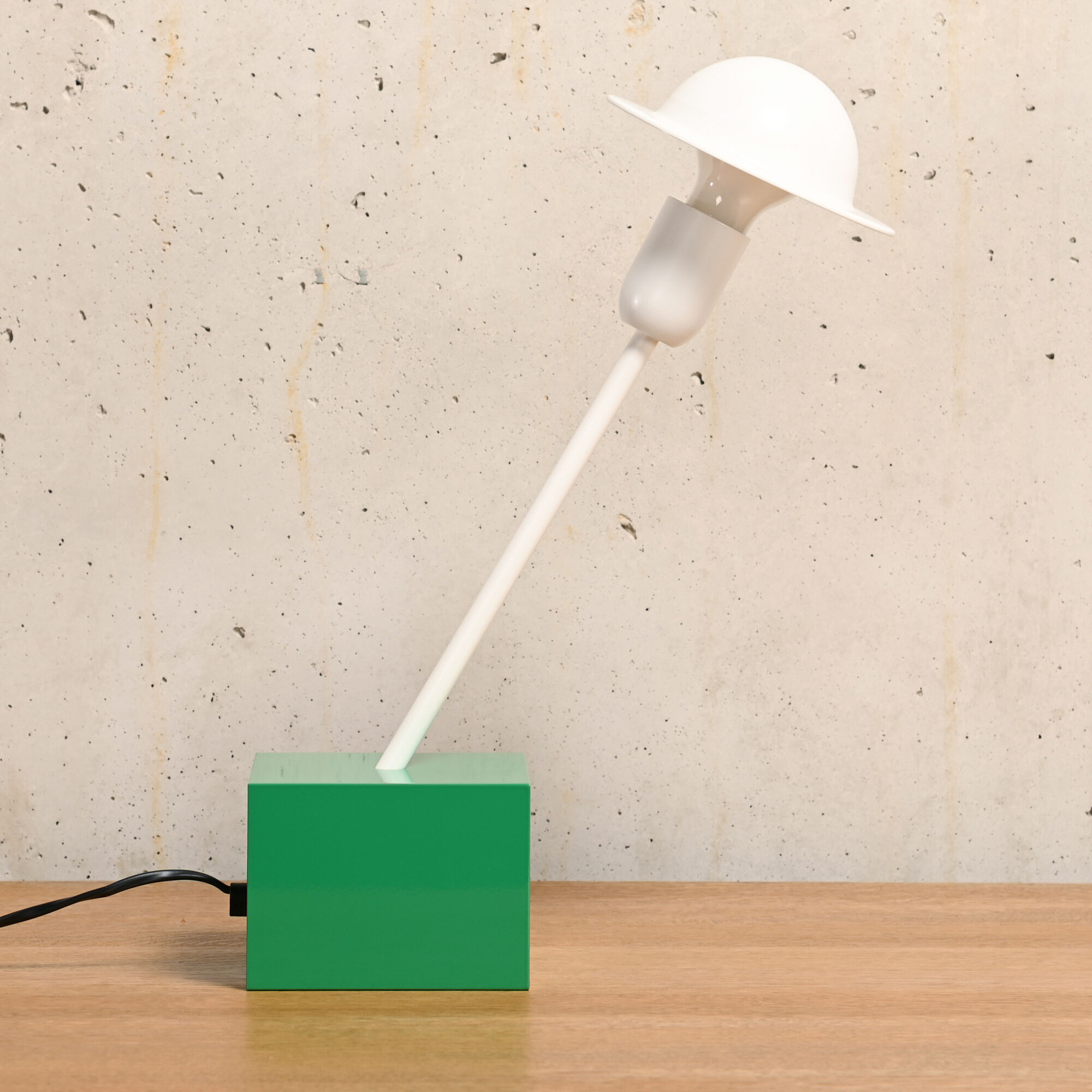 Ettore sottsass don table lamp for stilnovo, 1977