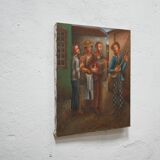 Old painting on canvas signed Tobias Marcier
