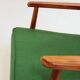Mid Century Lounge Chair Vintage Moss Wool, Poland 1960