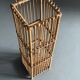 Rattan umbrella holder