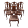 Set of six antique chairs from around 1900, France. After renovation.