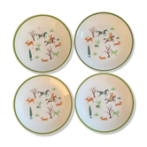Flat plates Digoin Sarreguemines Persian model