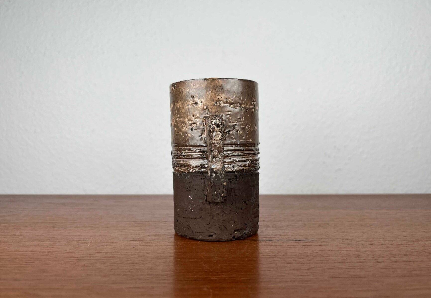 Mug Vase from Danish Modern Pottery Studio by Robert Rob Bentsen, 1960s