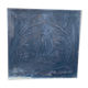 Old fireplace plate poseidon