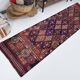 Red Navy Blue Turkish Runner Rug 76x283Cm SK 18873