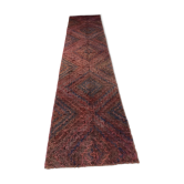 Traditional turkish kilim rug runner shabby vintage wool country home kilim runner 289 x 60cm