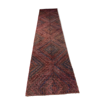 Traditional turkish kilim rug runner shabby vintage wool country home kilim runner 289 x 60cm