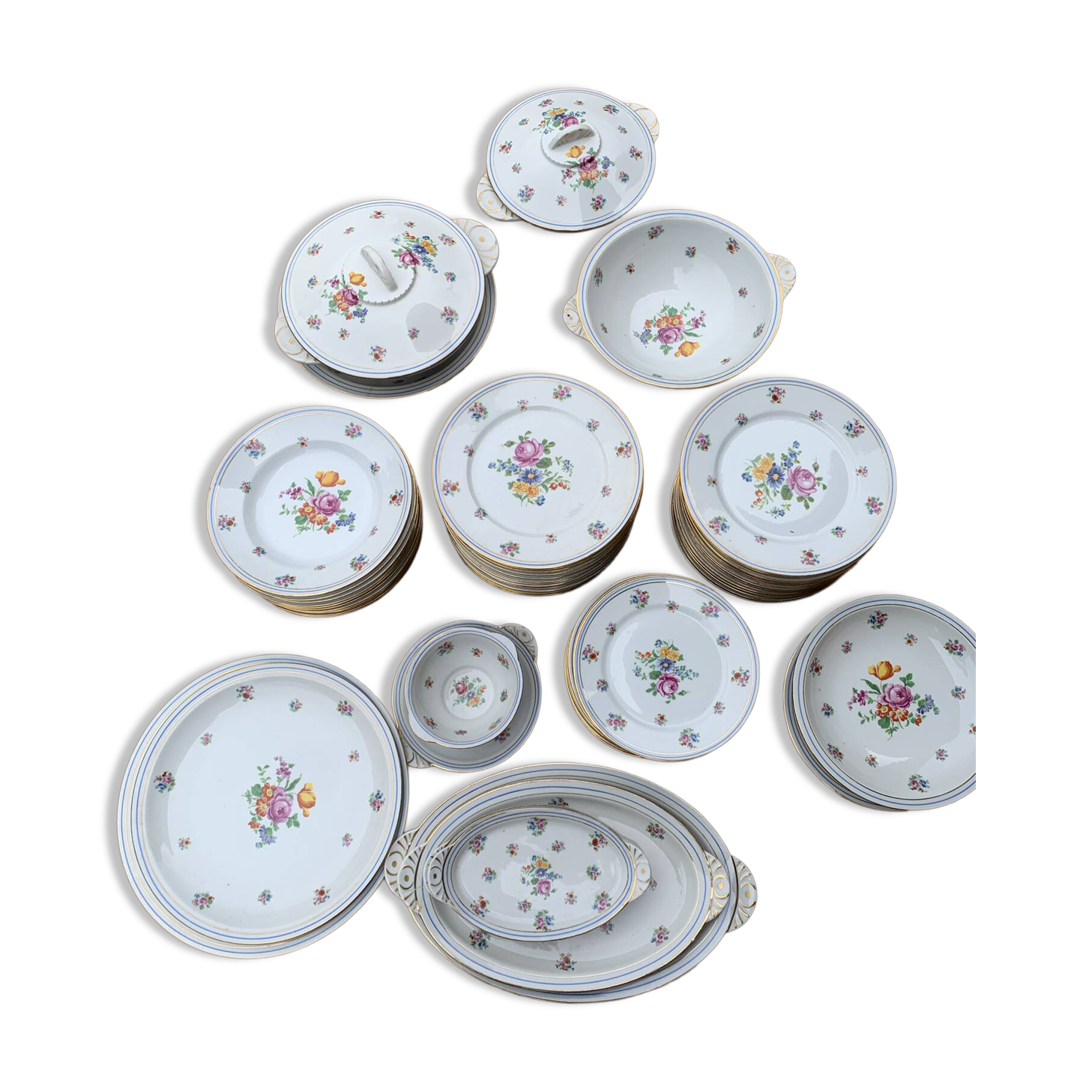 Service porcelaine limoges ancien