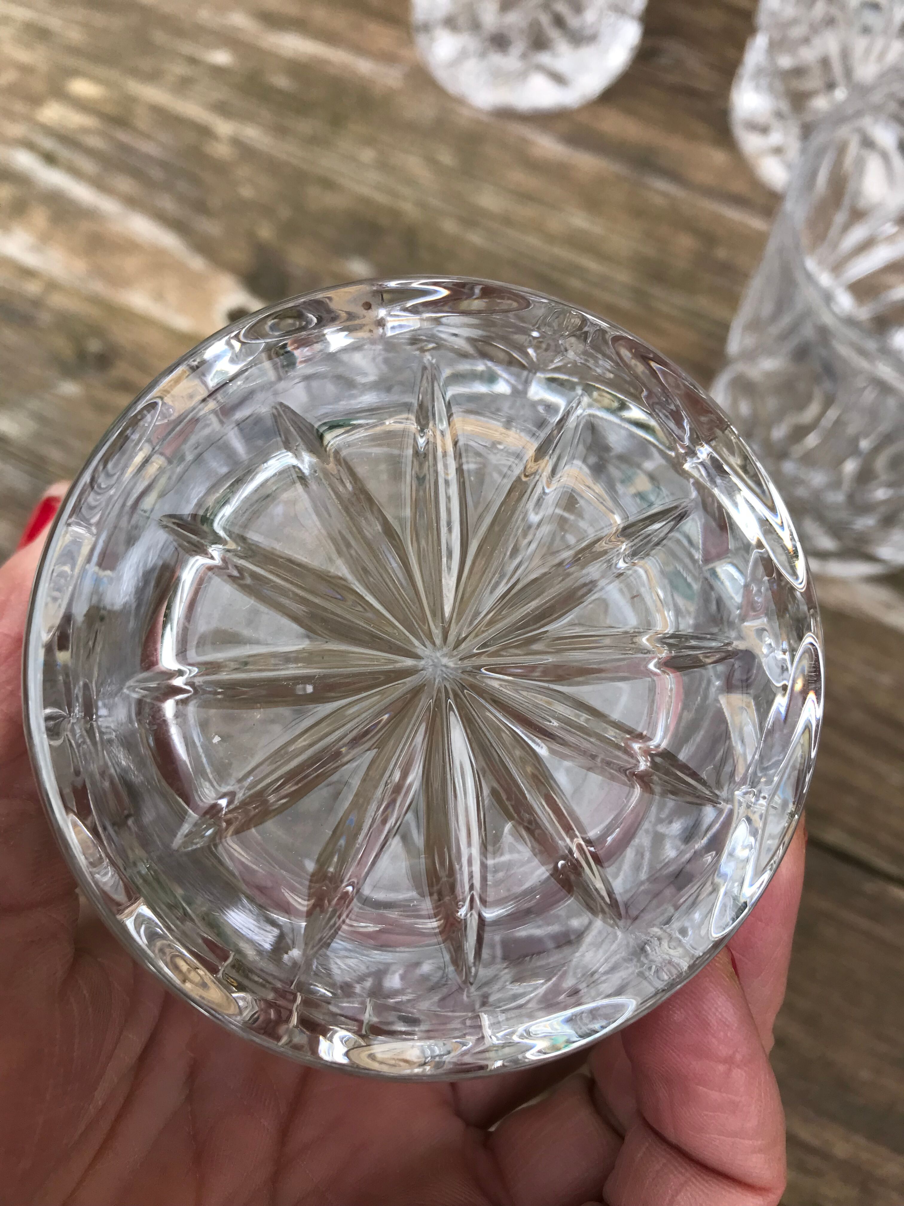 Crystal whisky glasses (x11)