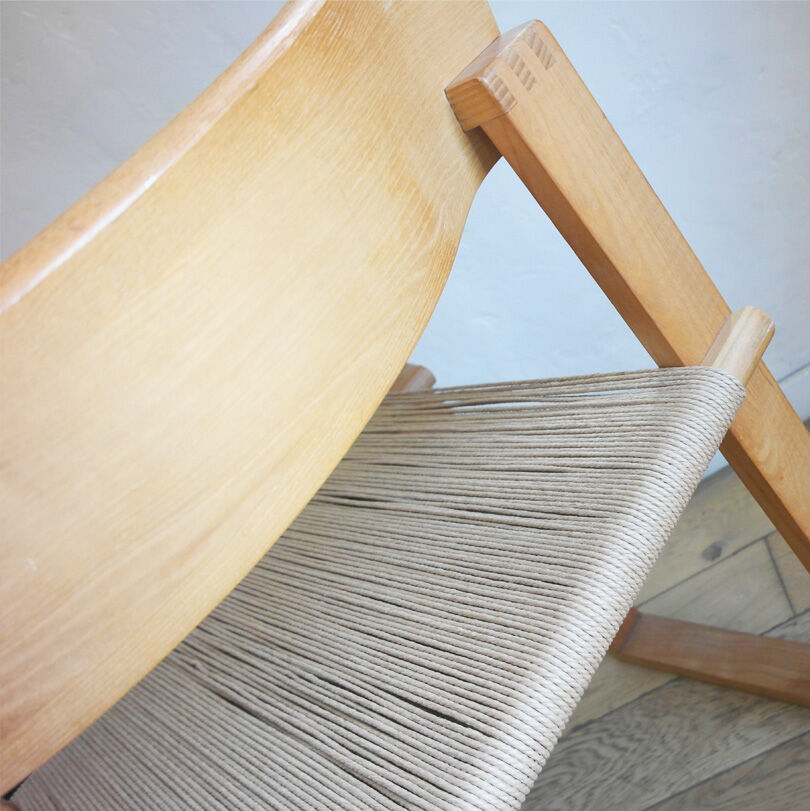 Fauteuil bois et corde