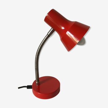 Lampe de bureau articulée rouge