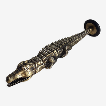 Marteau à réflexes de médecin Bayer Crocodile laiton 1960
