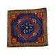 Hand-embroidered wool cushion cover 40x40 cm