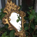 Small mirror style Louis XV gilded 21x32cm