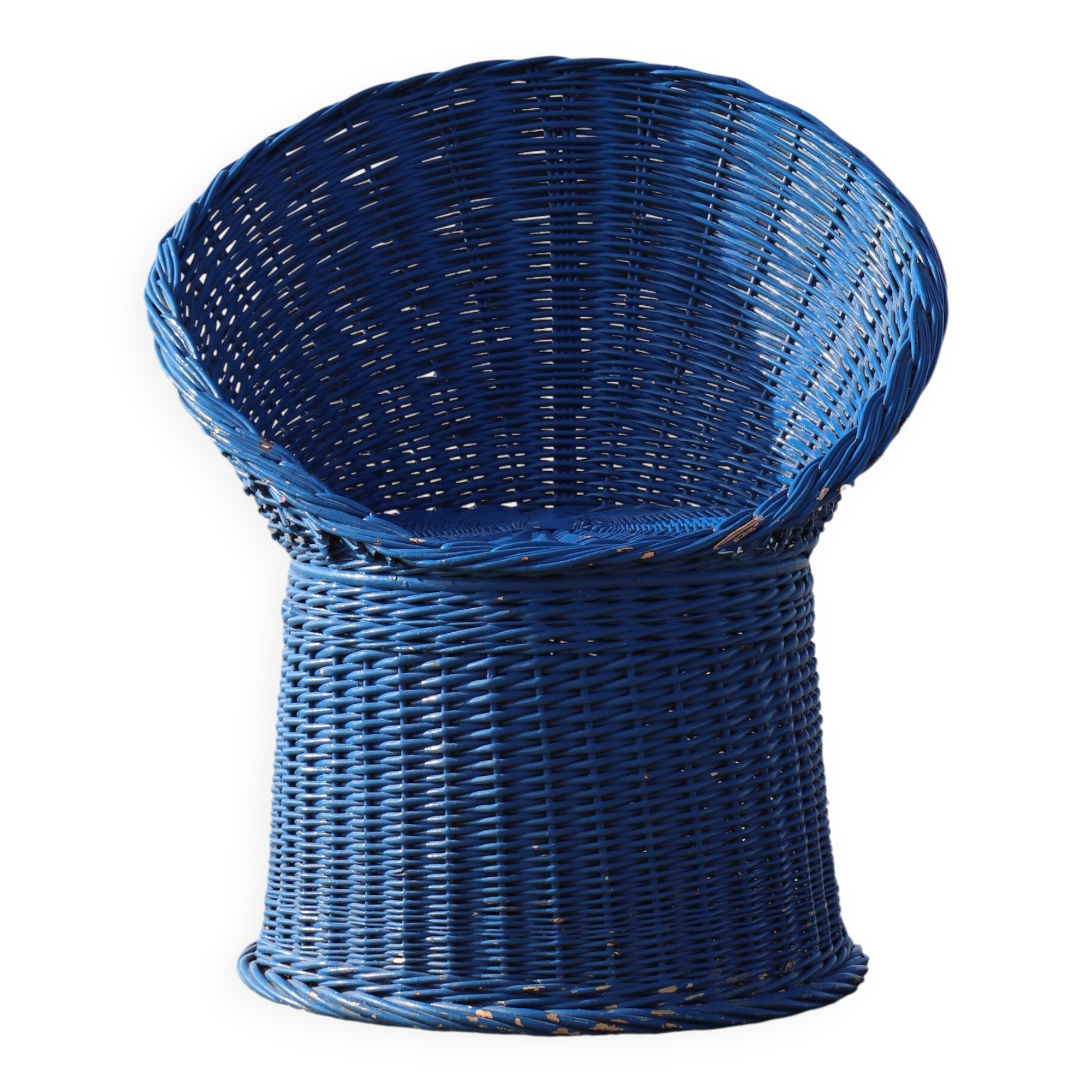 Wicker armchair, basketry – Ouessant - Brittany