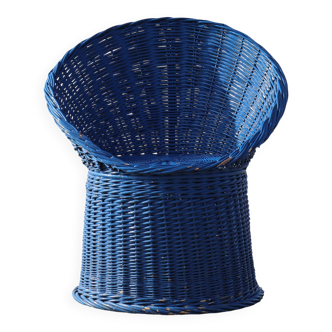 Wicker armchair, basketry – Ouessant - Brittany