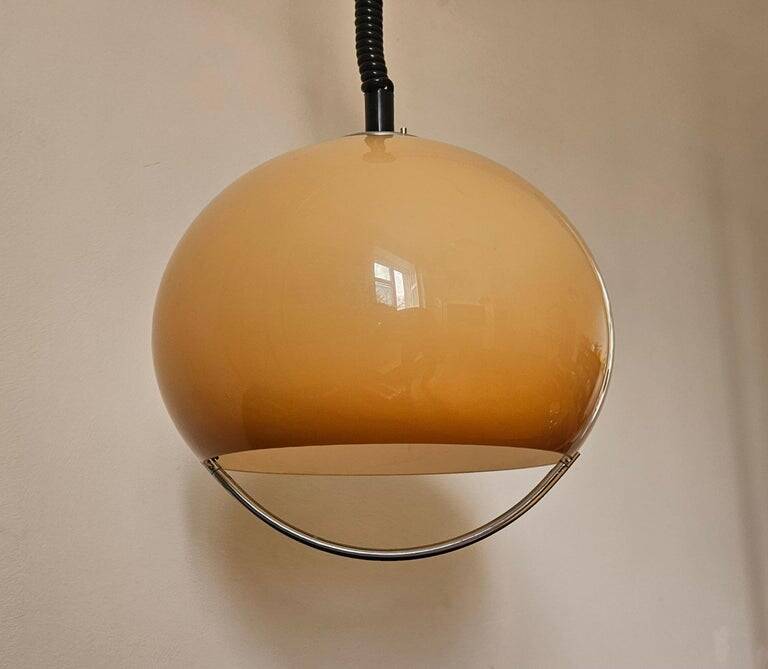 Midcentury Pendant Meblo, designed by Harvey Guzzini, Italy, 1970s