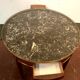 Louis XVI style hot water bottle table in mahogany and 20th century marble