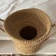 Straw amphora in Burgundy style 35 cm, French wickerwork.