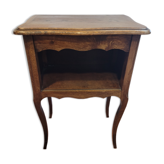 Oak bedside table
