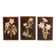 Set of three Majolica wall plaques from Karlsruhe – 1960s