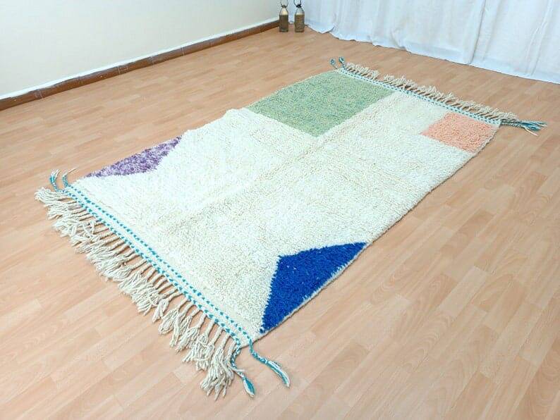 Handwoven wool rug