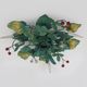 Ceiling lamp or wall lamp with painted metal foliage, ear of wheat. Year 70 80