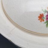 Ceramic sugar bowl with small multi-colored flowers - MLRDP11