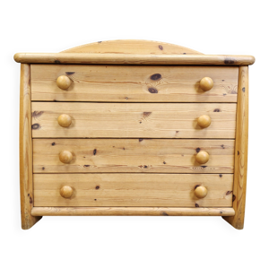 Commode en bois de pin