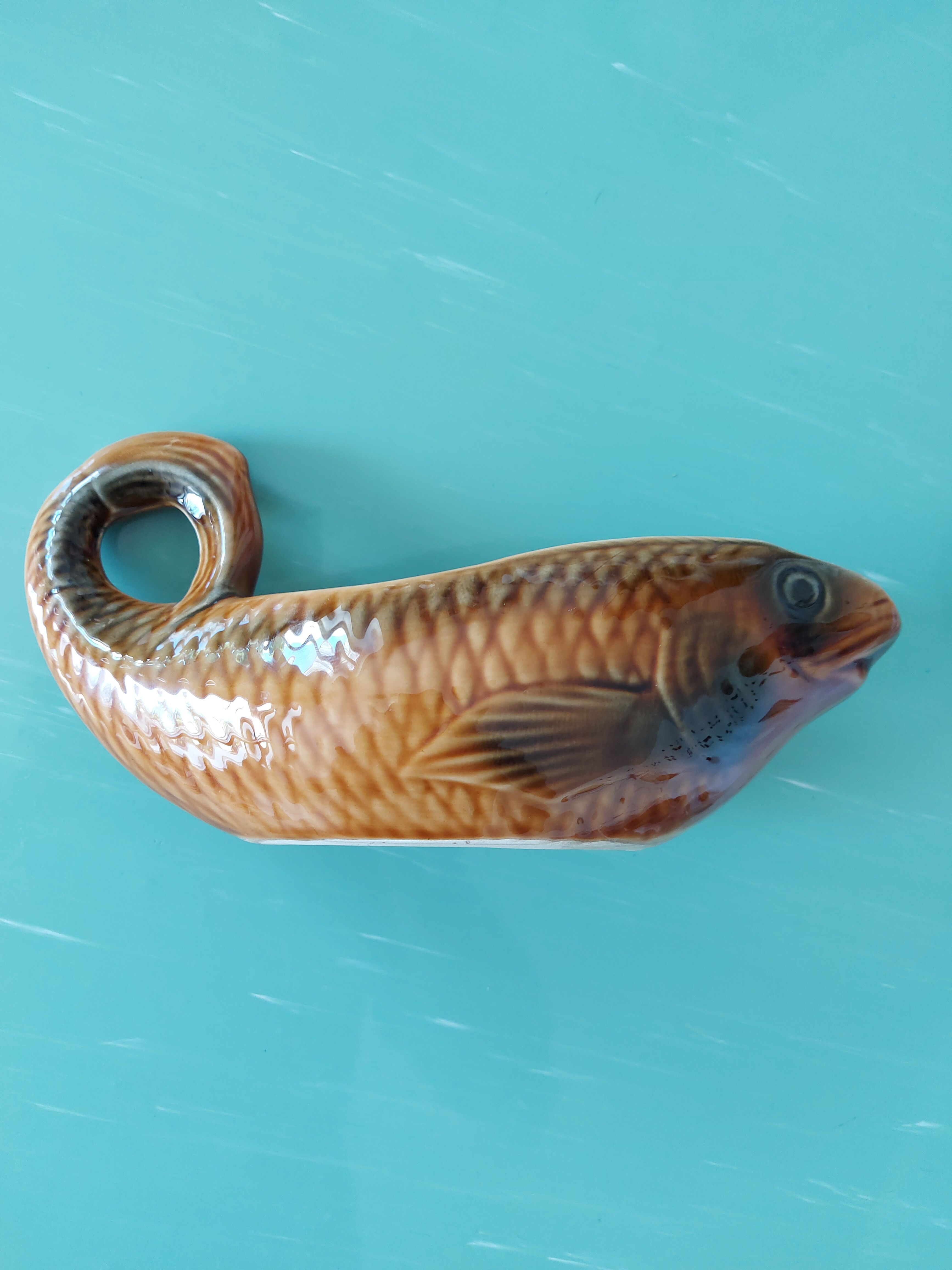 Sarreguemines fish gravy boat