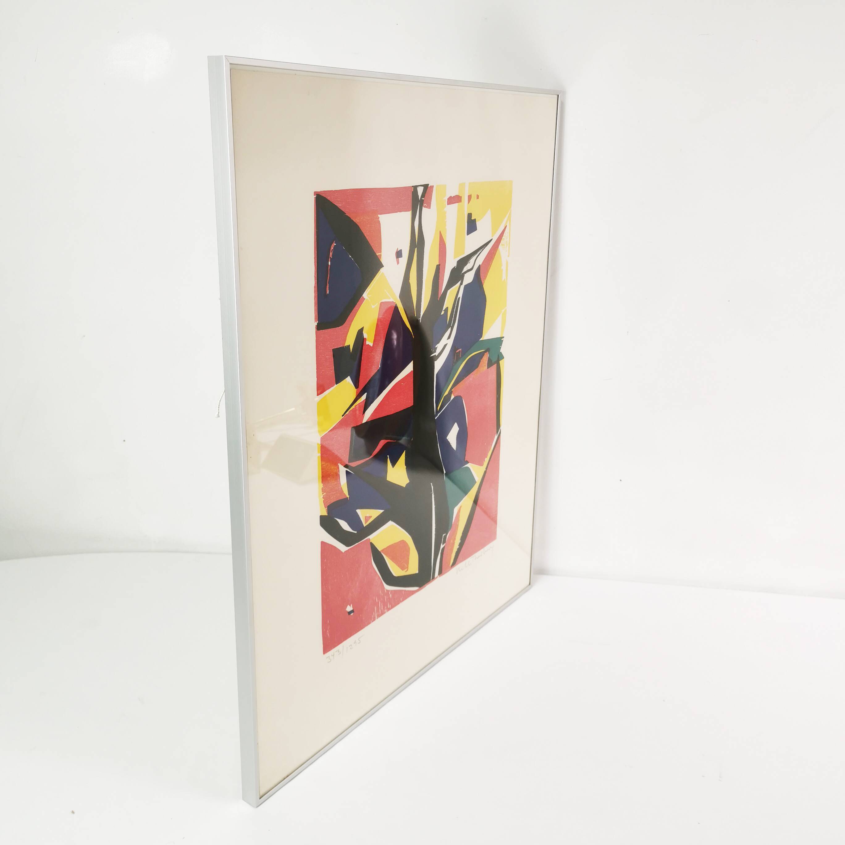 Graphics - lithography, Helle Thorborg, Denmark 1960s.